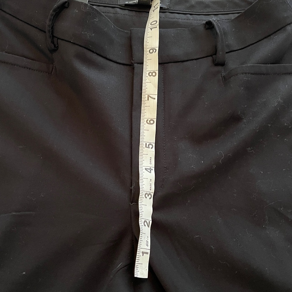 Tailored High-Waist Wide-Leg Pants - Black - Picture 16 of 16